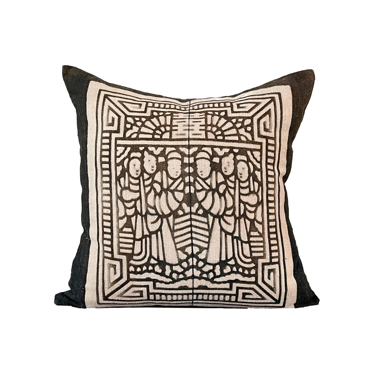 Vintage Fabric Pillow #T.1043