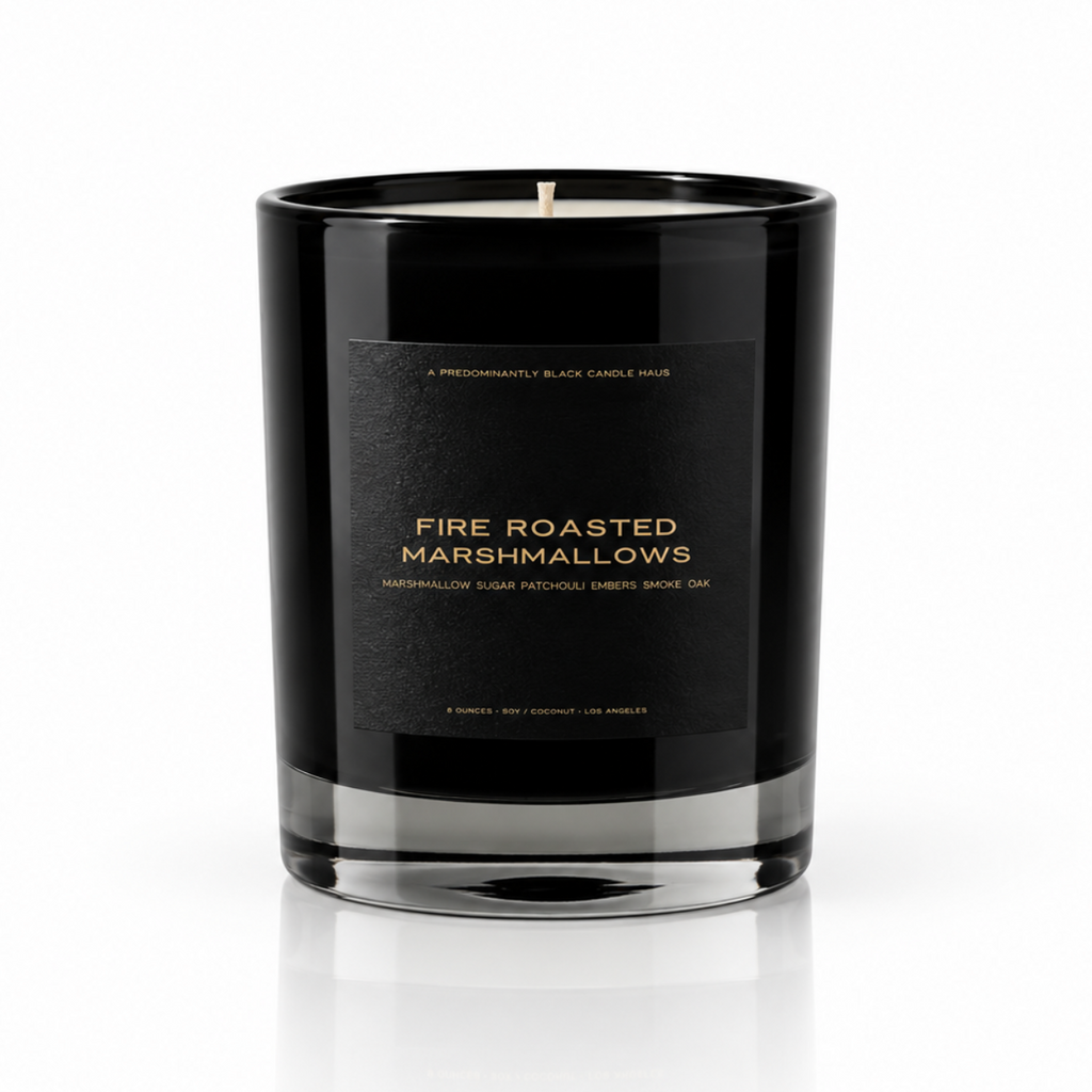 A FIRE ROASTED MARSHMALLOWS CANDLE