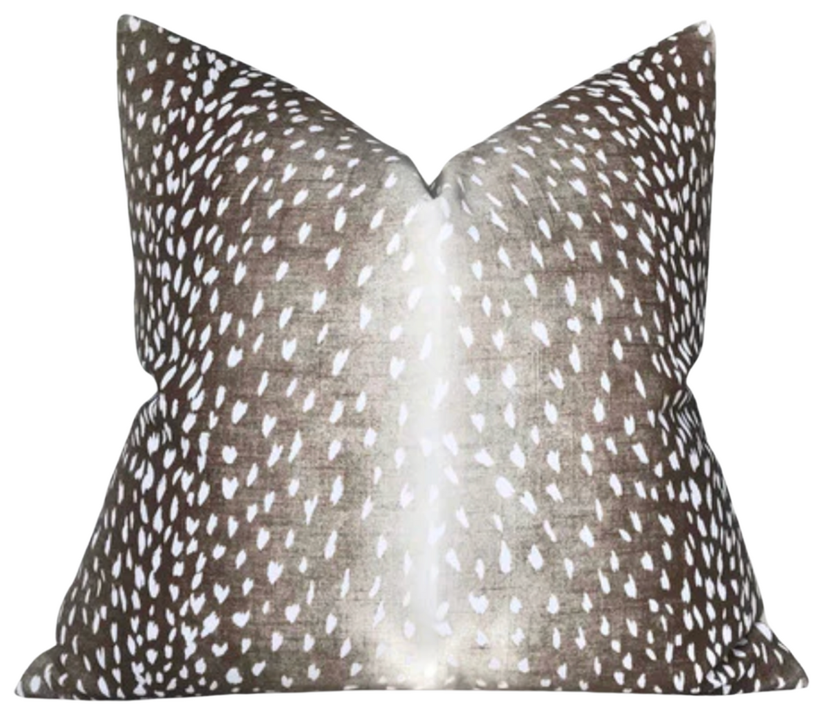 Antelope Pillow Cover in Dark Brown, 04242