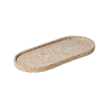 Upcycled Oval Tray: Rice Husk