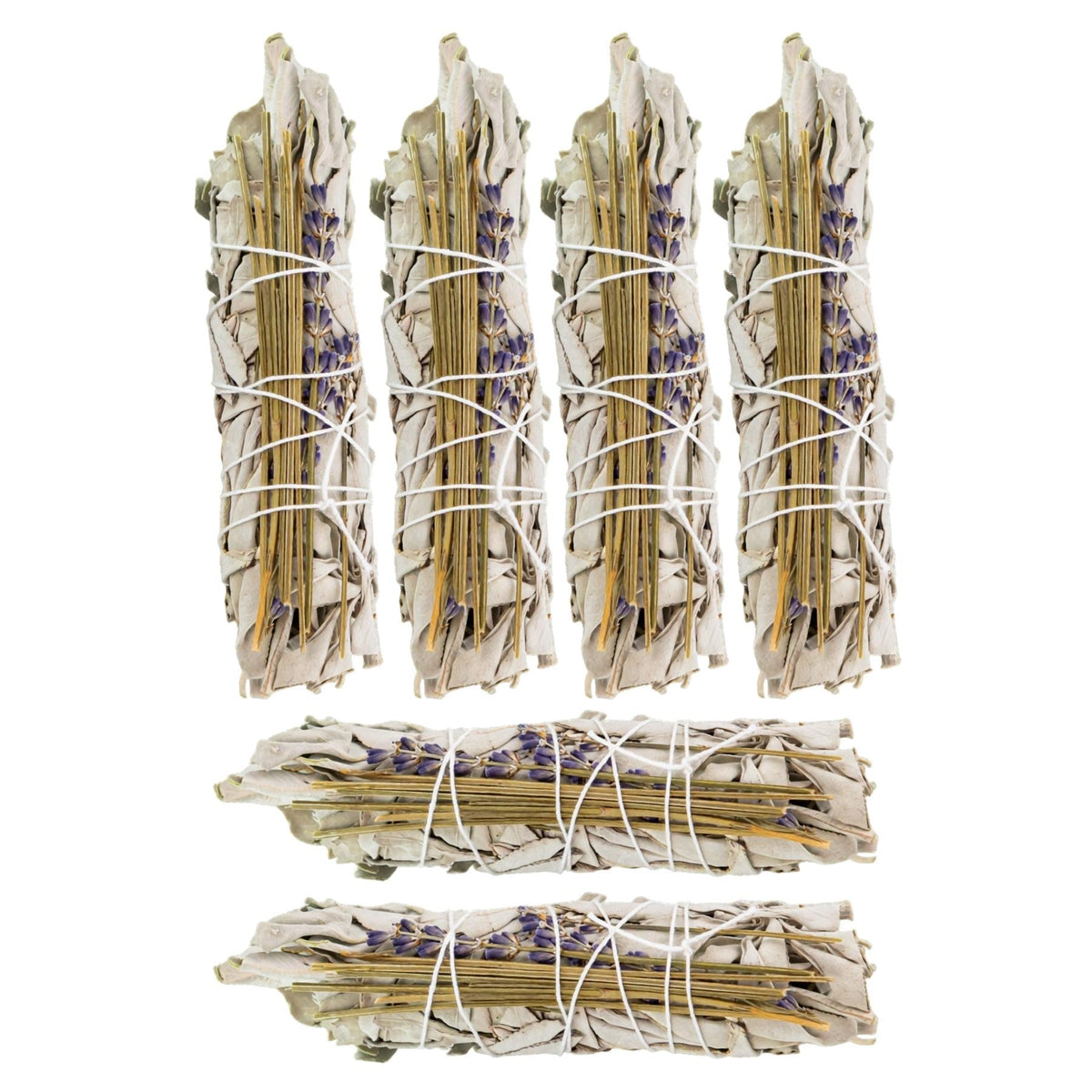 White Sage with Lavender Smudge Stick