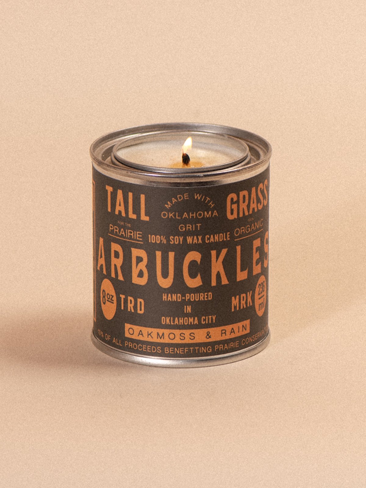 Arbuckles: Oakmoss + Rain Soy Wax Candle