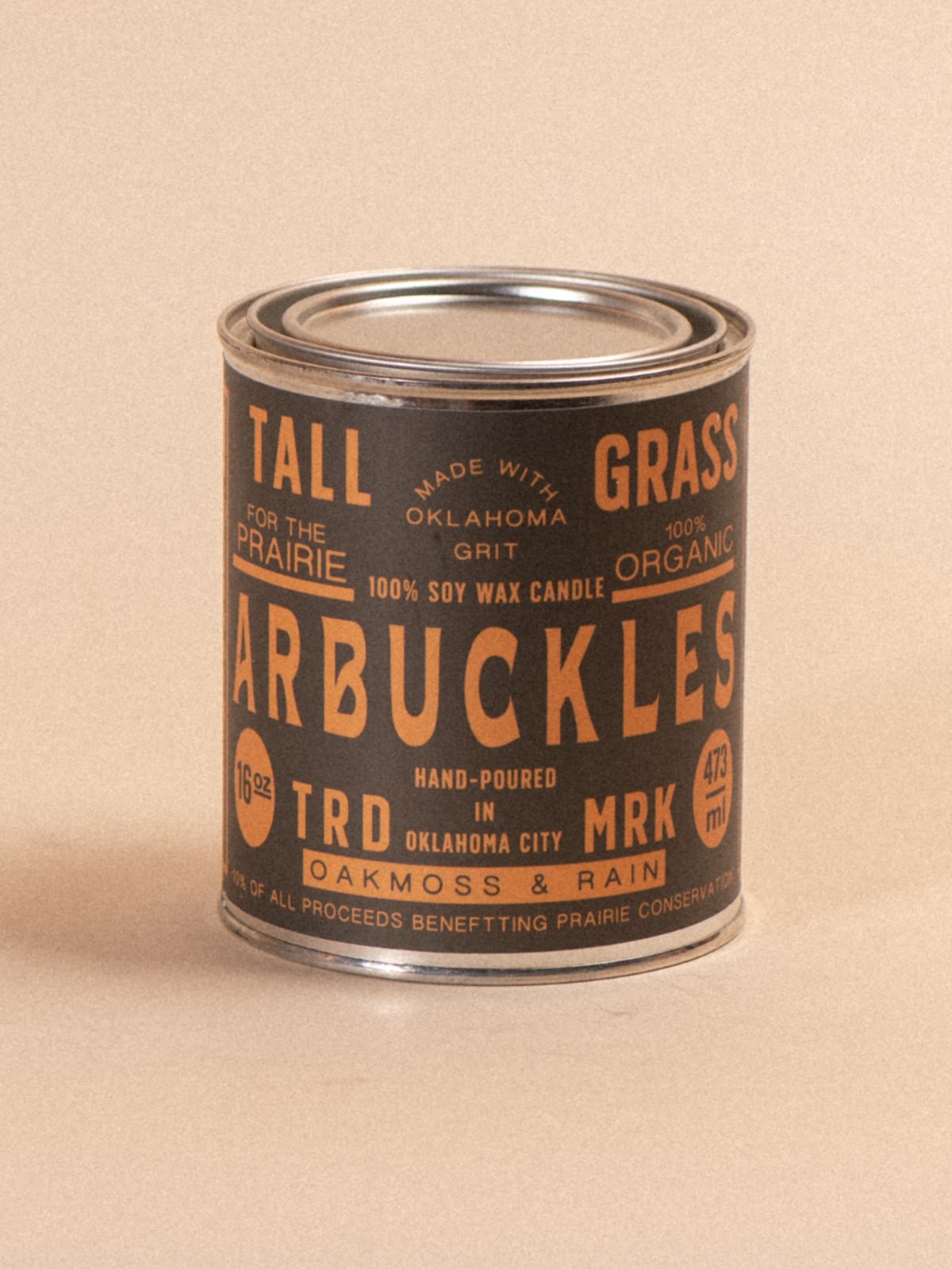 Arbuckles: Oakmoss + Rain Soy Wax Candle