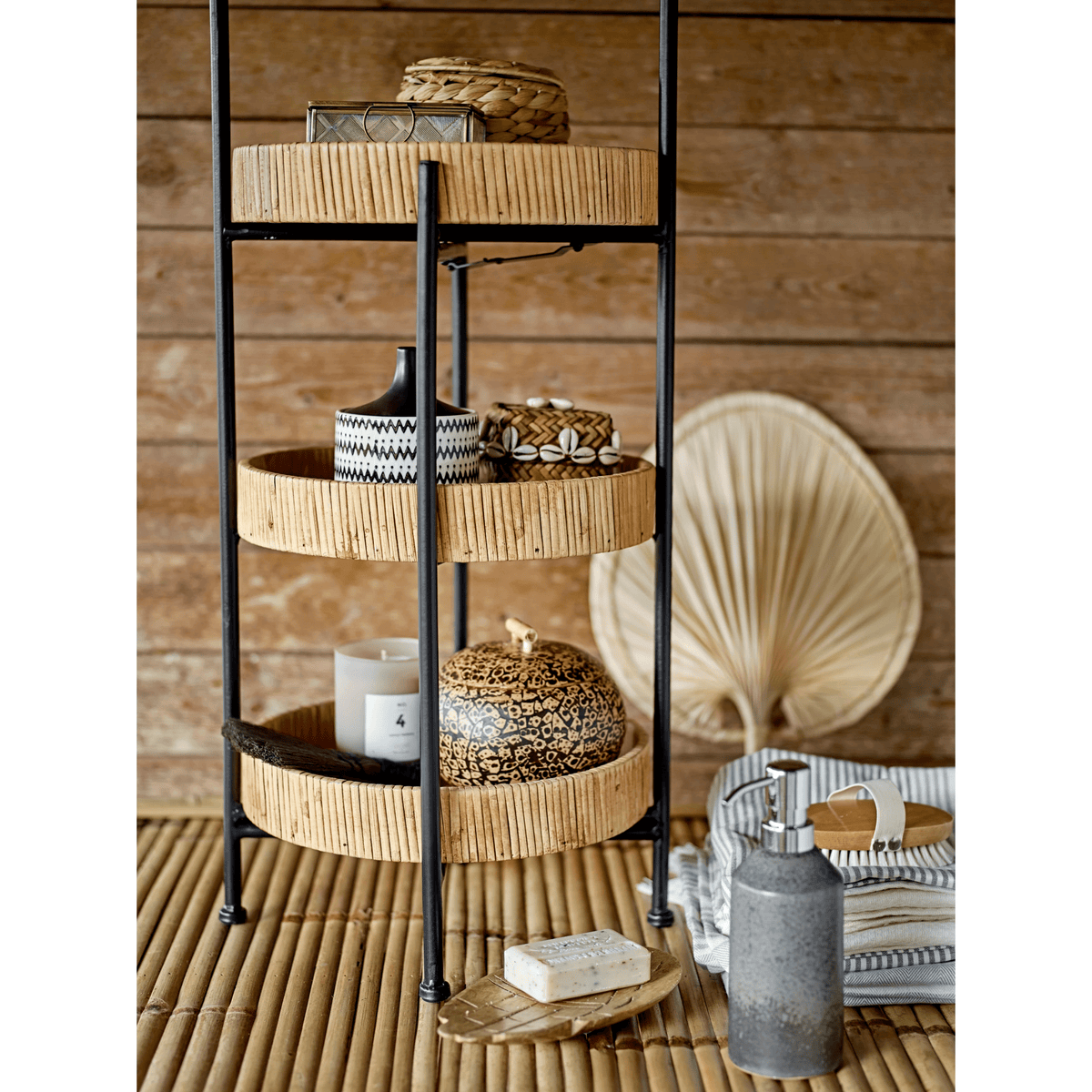Beech Wood Bath Brush with Elastic Band